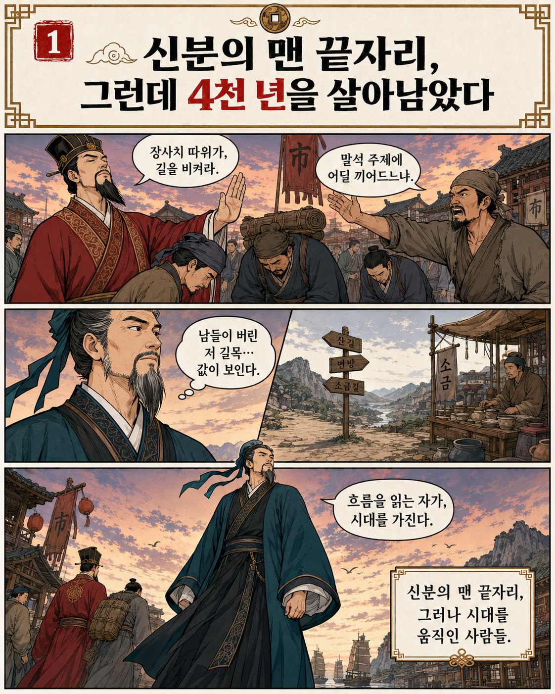 (절판 명저)중국상인, 그 4천 년의 지혜 2컷