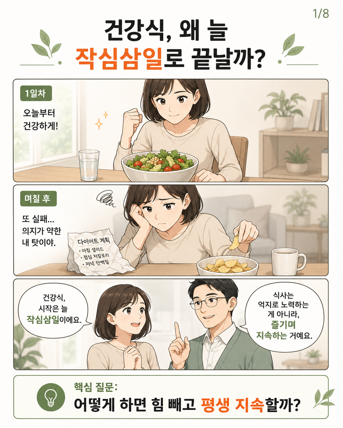하버드 식사 혁명 2컷